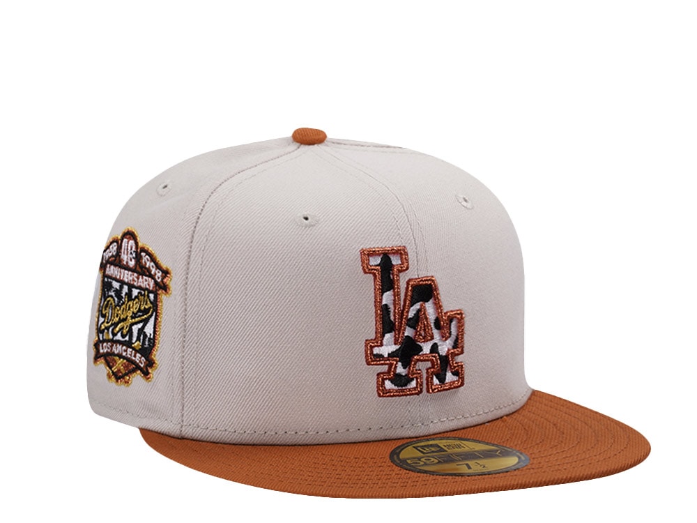 New Era Los Angeles Dodgers 40th Anniversary Stone Two Tone Edition 59Fifty Fitted Hat