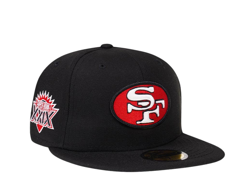 New Era San Francisco 49ers  Super Bowl XXIXX Black Classic Edition 59Fifty Fitted Hat