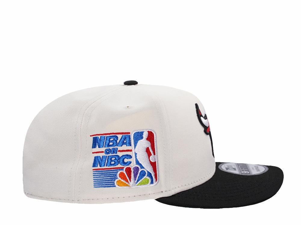 New Era Chicago Bulls NBA on NBC Chrome Two Tone Edition 9Fifty A Frame Snapback Hat