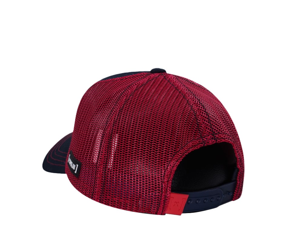 Capslab Looney Tunes Bugs Bunny Navy Trucker Snapback Hat