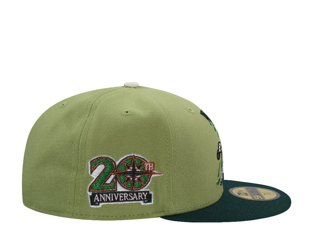 New Era Seattle Mariners 20th Anniversary Green Two Tone Edition 59Fifty Fitted Hat