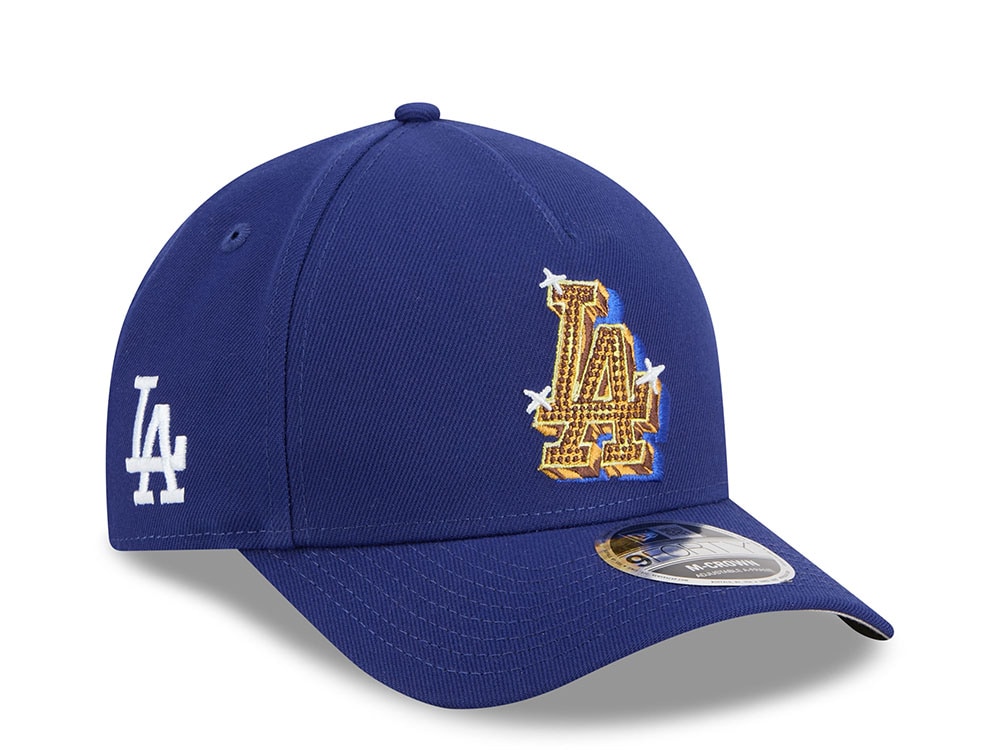 New Era Los Angeles Dodgers Emblem Blue Prime 9Forty A Frame M Crown Snapback Hat