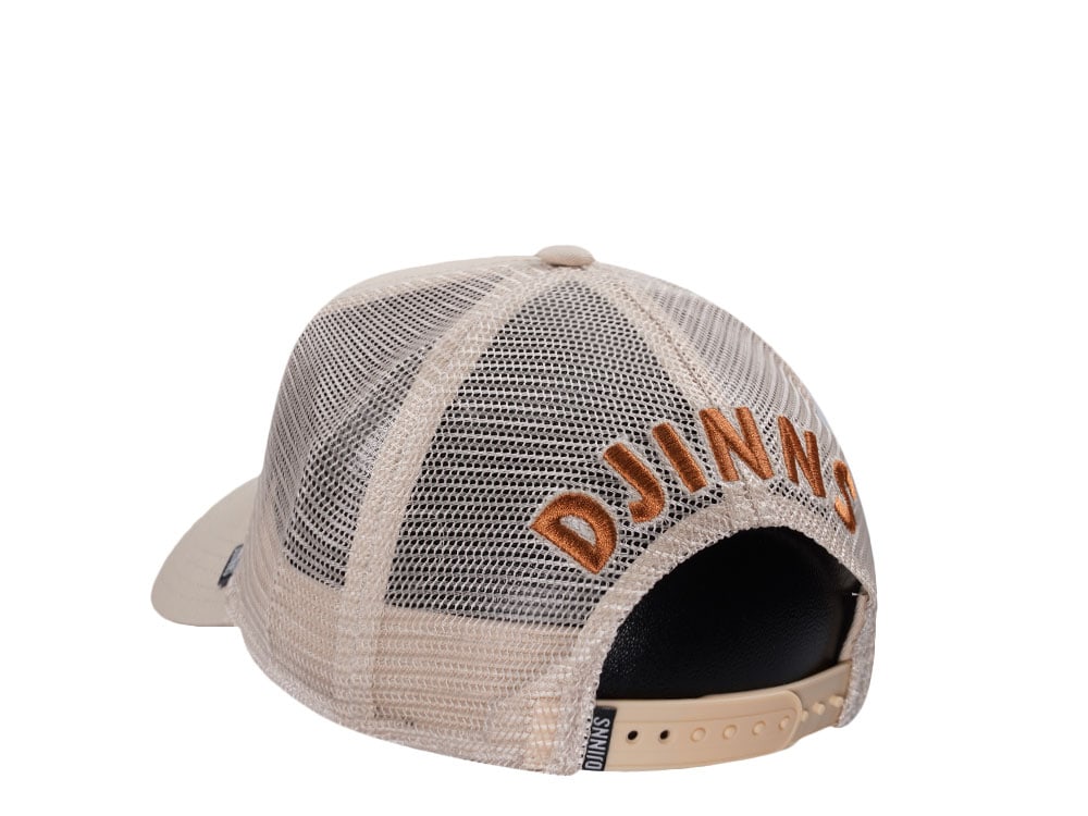 Djinns Lazy Sunday Coffee Club Khaki Trucker Snapback Hat