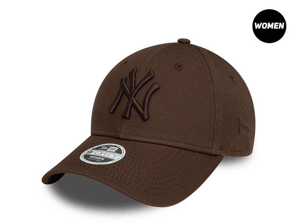 New Era New York Yankees League Essential Walnut Womens 9Forty Strapback Hat