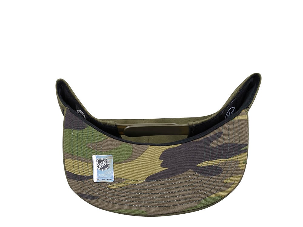 47Brand Chicago Blackhawks Sandalwood Ballpark Camo Captain Captain MVP Snapback Hat