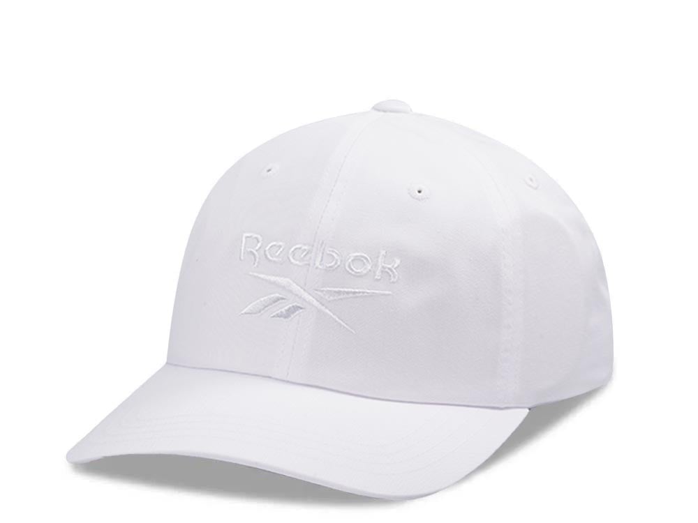 Reebok Logo White Strapback Hat