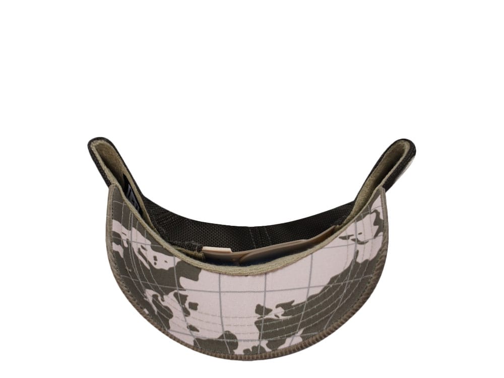 Capslab Superman World Beige Trucker Snapback Hat