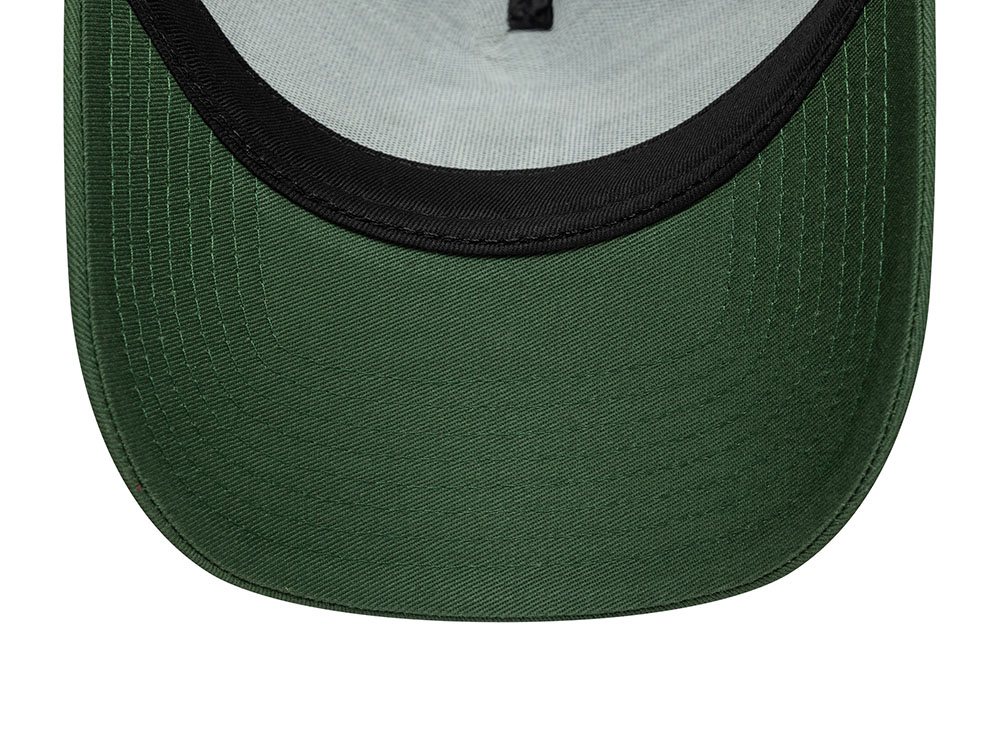 New Era Manchester United Fc Seasonal Dark Green Edition 9Forty A Frame Trucker Snapback Hat