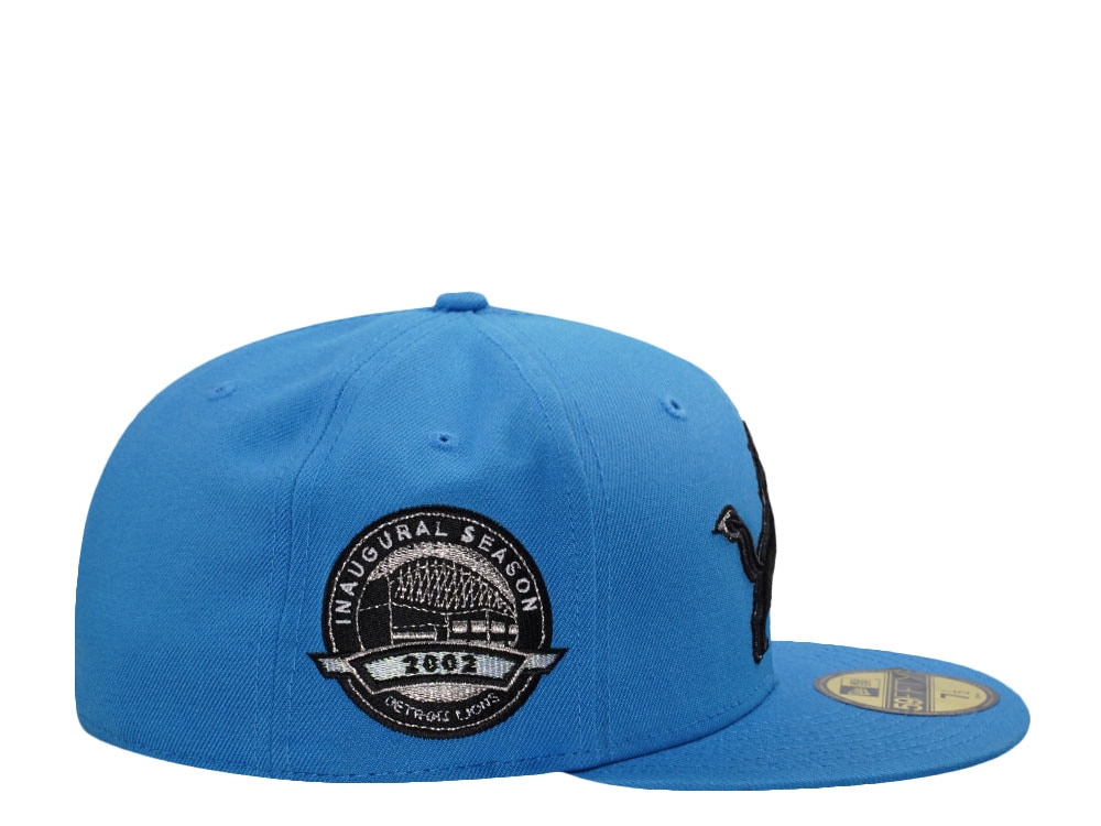 New Era Detroit Lions Inaugural Season 2002 Blue Reef Prime Edition 59Fifty Fitted Hat