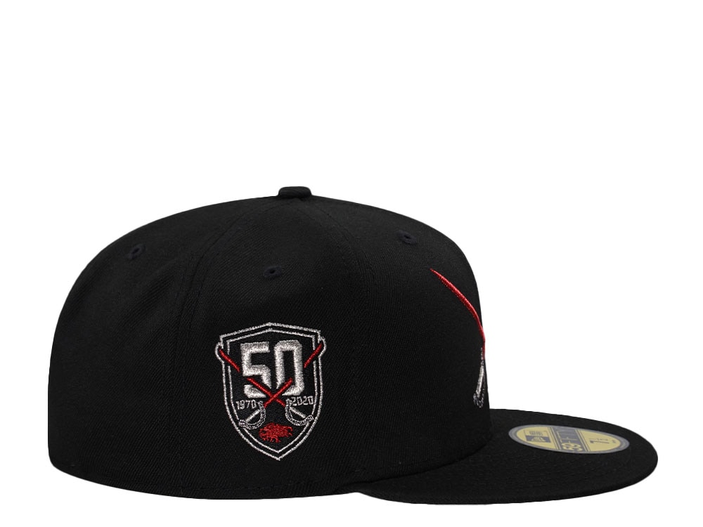 New Era Buffalo Sabres 50th Anniversary Black Prime Edition 59Fifty Fitted Hat