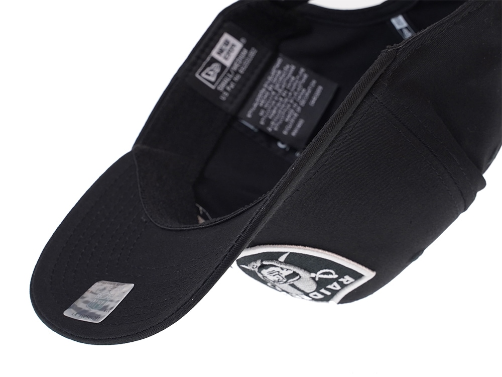 New Era Oakland Raiders Black 9Fifty Stretch Snapback Hat