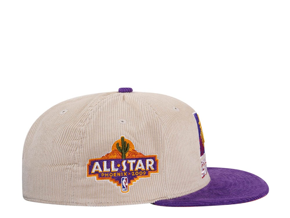 Mitchell & Ness Phoenix Suns All Star 2009 Two Tone Hardwood Classic Cord Edition Dynasty Fitted Hat