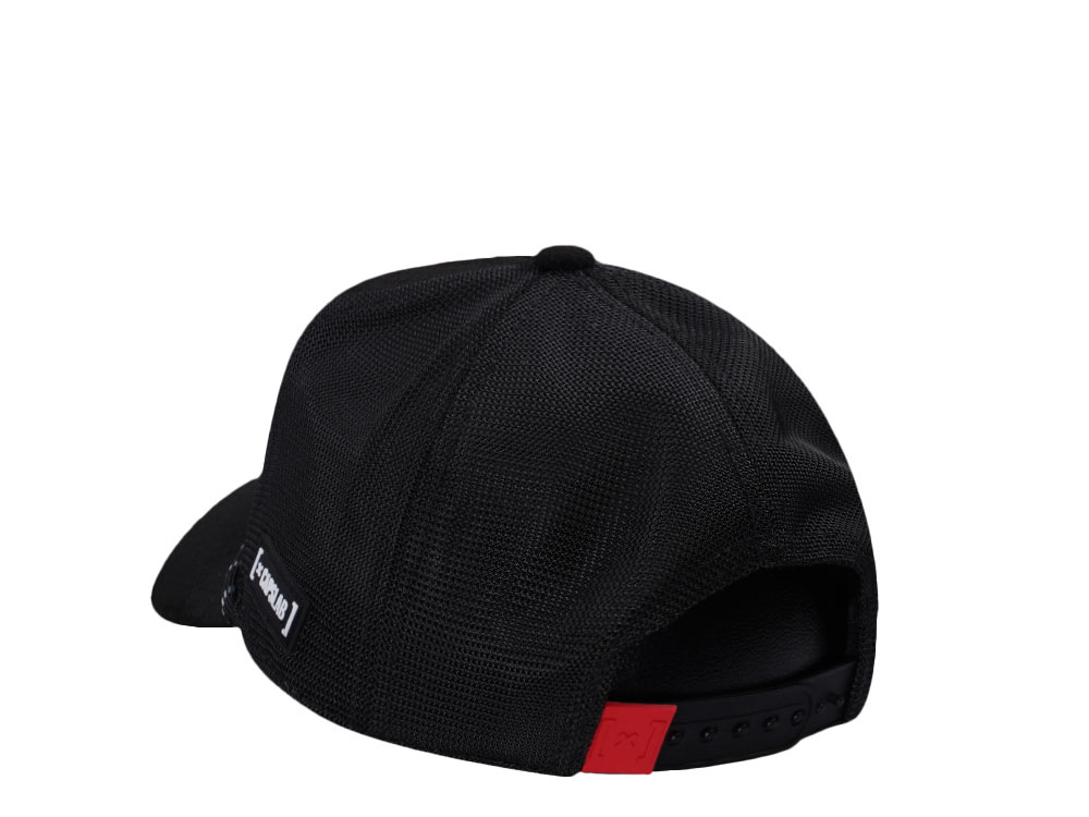 Capslab House Of The Dragon Emblem Black Trucker Snapback Hat
