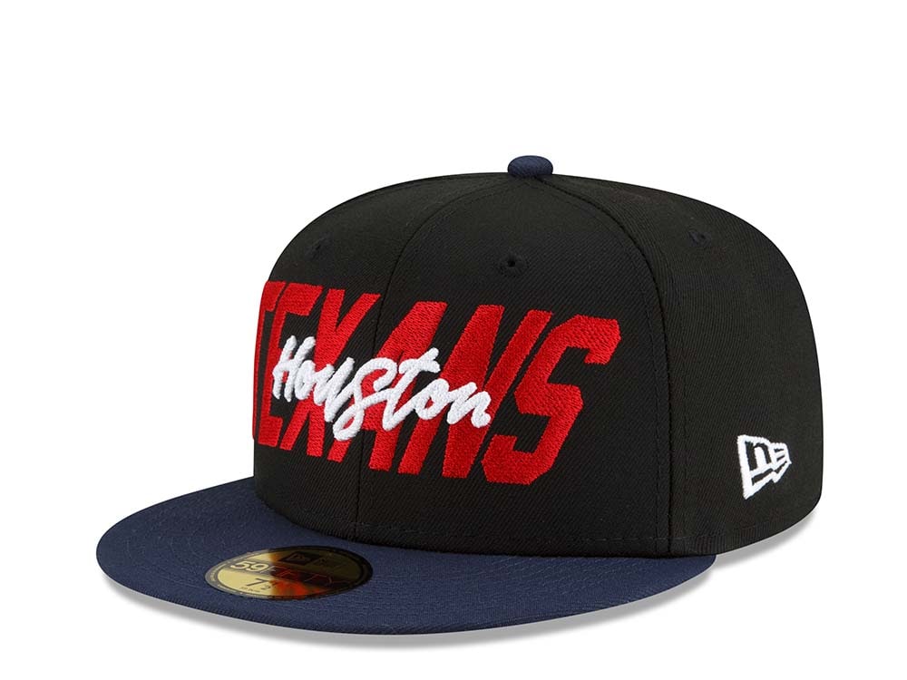 New Era Houston Texans NFL Draft 22 59Fifty Fitted Hat