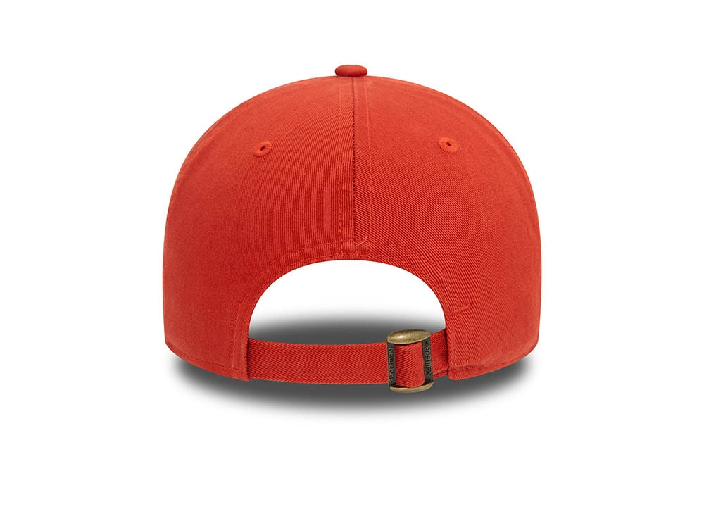 New Era Logo Red 9Forty Strapback Hat