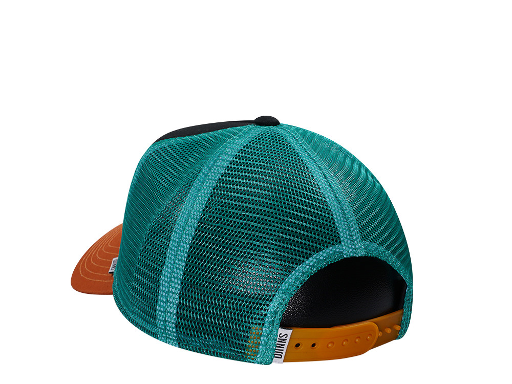 Djinns Food Croissant Black Trucker Snapback Hat