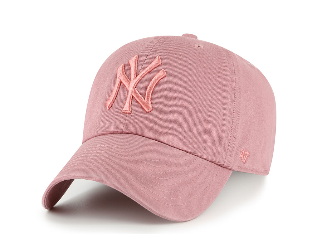 47 Brand New York Yankees Mauve Clean Up Strapback Hat