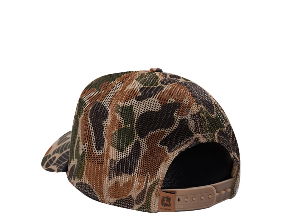 John Deere Vintage Camo Trucker Snapback Hat
