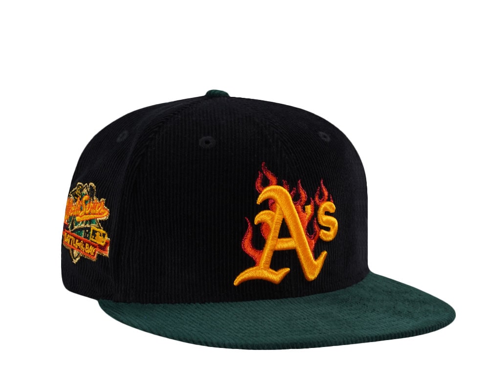 New Era Oakland Athletics World Series 1989 Corduroy Black Two Tone Edition 59Fifty Fitted Hat