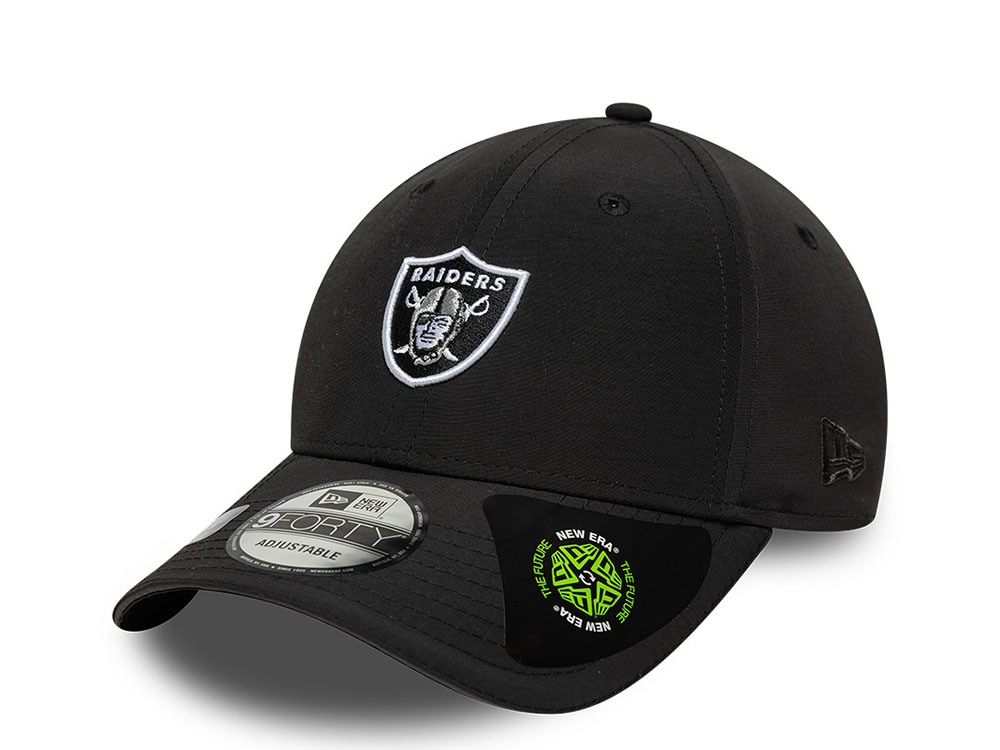 New Era Las Vegas Raiders Recycled Black Prime Edition 9Forty Adjustable Hat