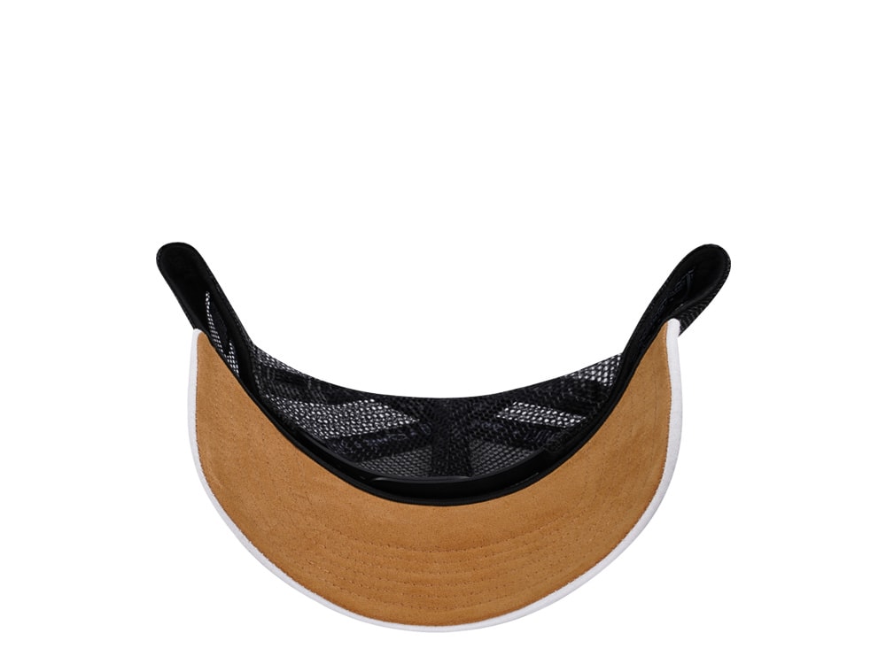 Djinns Jersey Patch White Trucker Snapback Hat