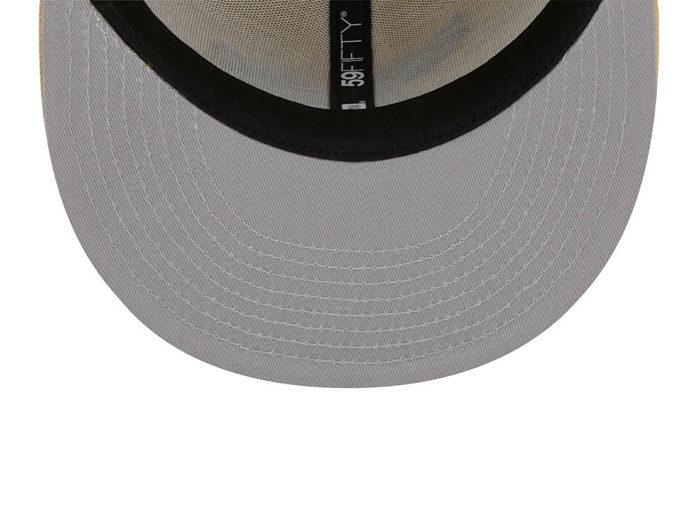 New Era Philadelphia Eagles Pro Bowl Honolulu 1987 Raffia Front Vegas Gold Edition 59Fifty Fitted Hat