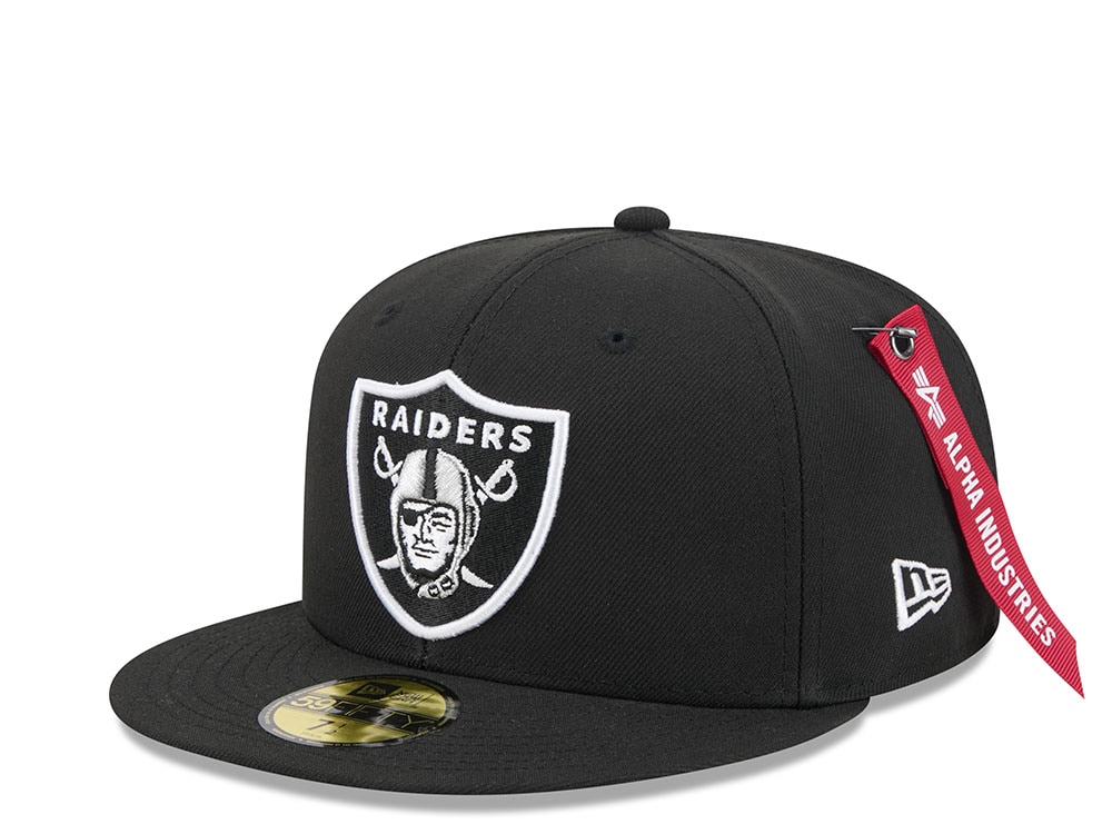 New Era Alpha Industries Las Vegas Raiders Navy Prime Edition 59Fifty Fitted Hat