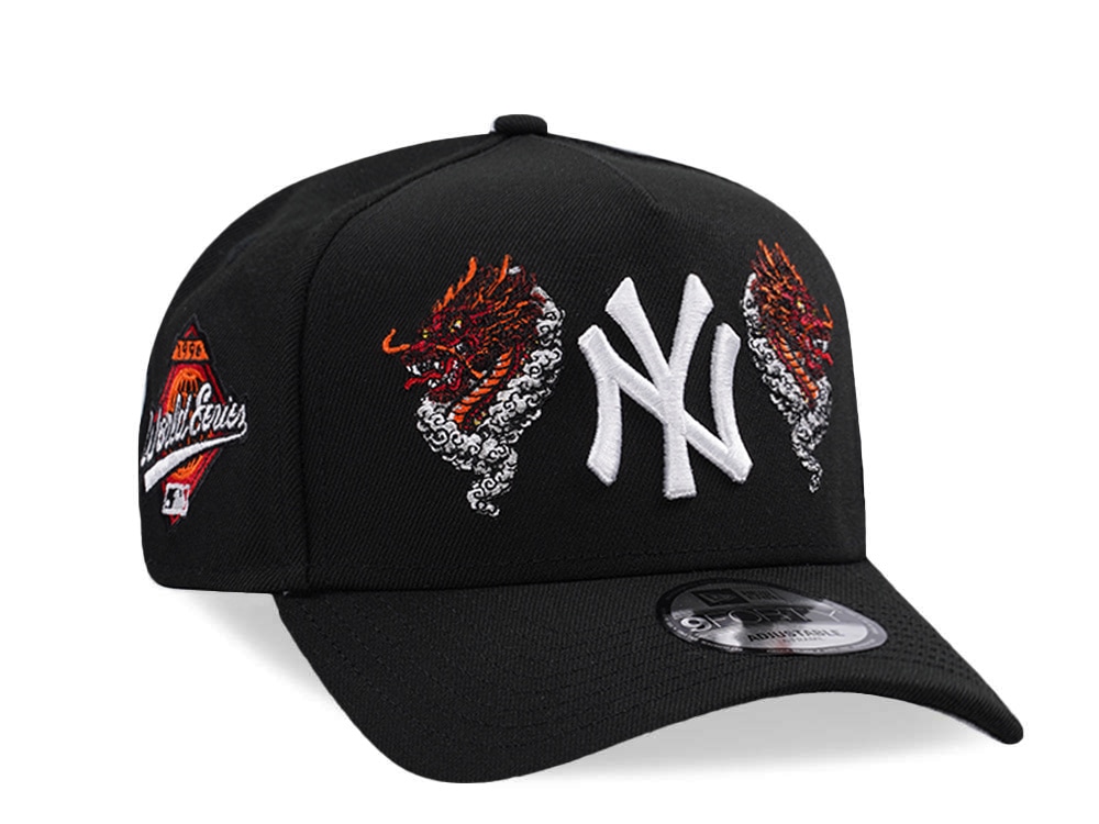 New Era New York Yankees World Series 1996 Dragon Black Prime Edition 9Forty A Frame Snapback Hat