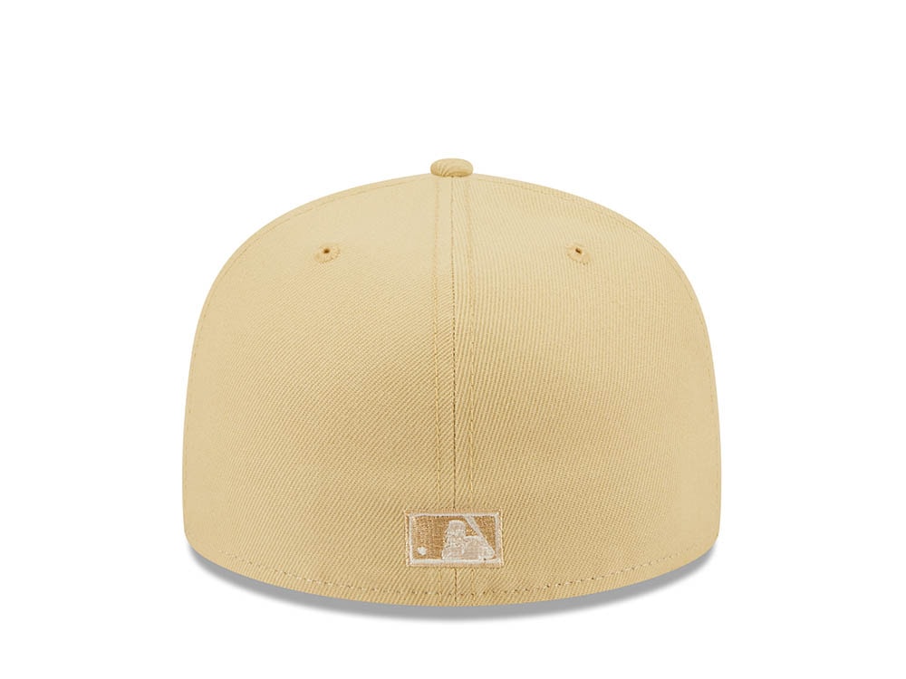 New Era Colorado Rockies 20th Anniversary Raffia Front Vegas Gold Edition 59Fifty Fitted Hat