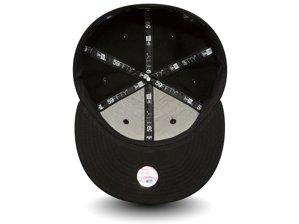 New Era New York Yankees Plain Black Prime Edition 59Fifty Fitted Hat