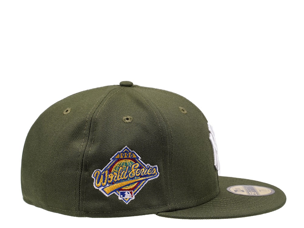 New Era New York Yankees World Series 1996 Rifle Green and Stone Edition 59Fifty Fitted Hat