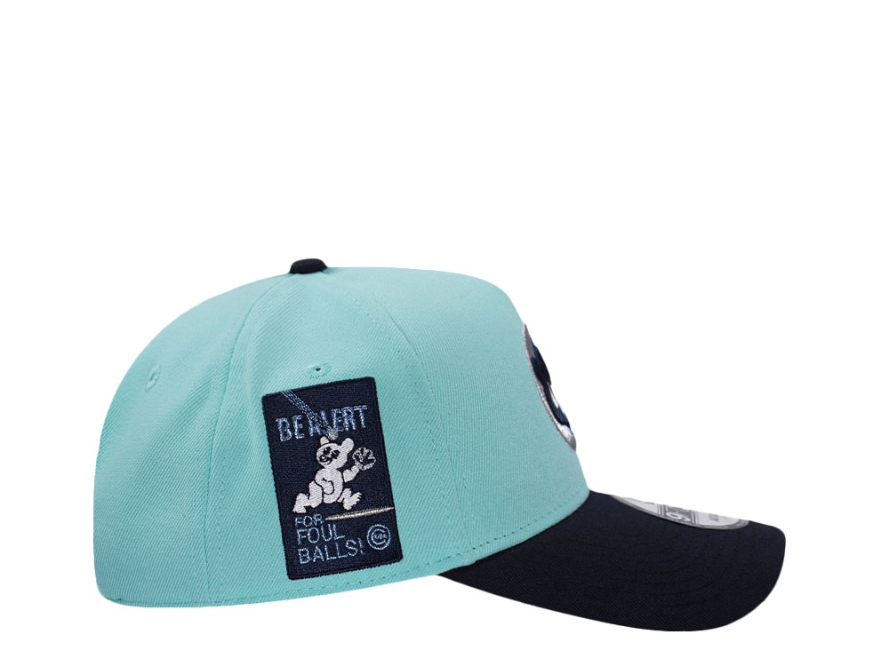 New Era Chicago Cubs Be Alert Glacier Two Tone Edition 9Forty A Frame Snapback Hat