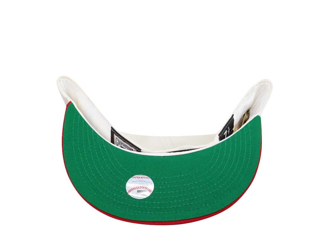New Era Cleveland Indians 100 Seasons Amercian League Chrome Throwback Two Tone Edition 59Fifty Fitted Hat