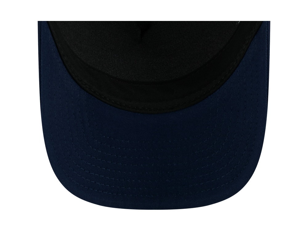 New Era New England Patriots Official Team Color Edition 9Forty M Crown A Frame Trucker Snapback Hat