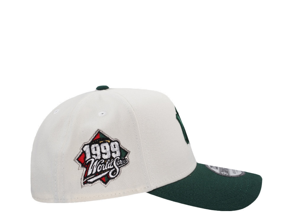 New Era New York Yankees World Series 1999 Dollar Chrome Two Tone Edition 9Forty A Frame Snapback Hat