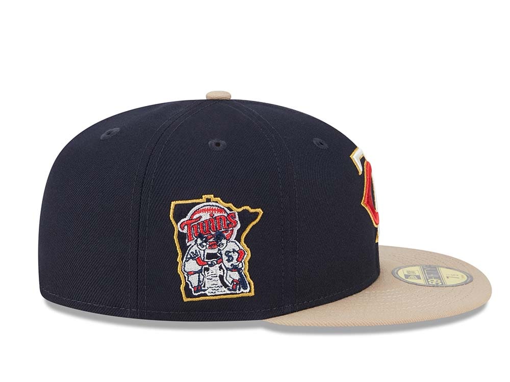 New Era Minnesota Twins Varsity Pin Two Tone Edition 59Fifty Fitted Hat