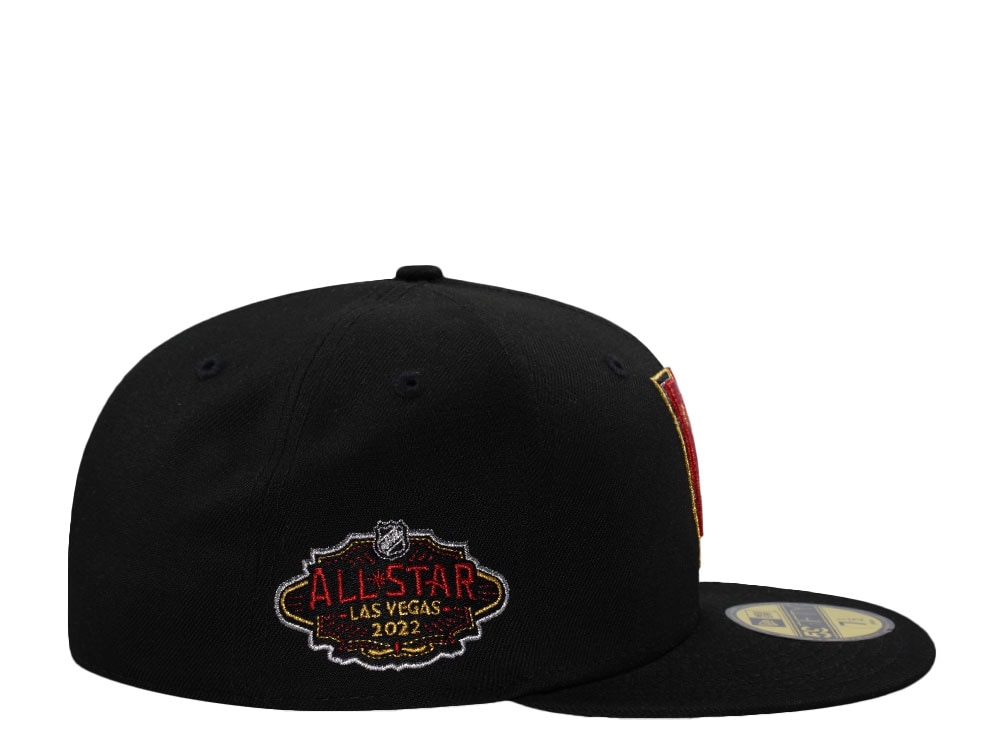 New Era Vegas Golden Knights All Star Game 2022 Black Prime Edition 59Fifty Fitted Hat