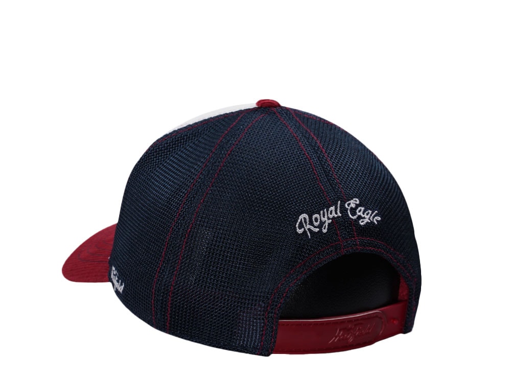 Hatfield Royal Eagle White Red Trucker Snapback Hat