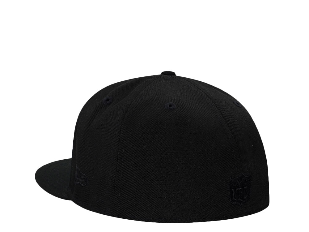New Era Detroit Lions Inaugural Season 2002 Black Prime Edition 59Fifty Fitted Hat
