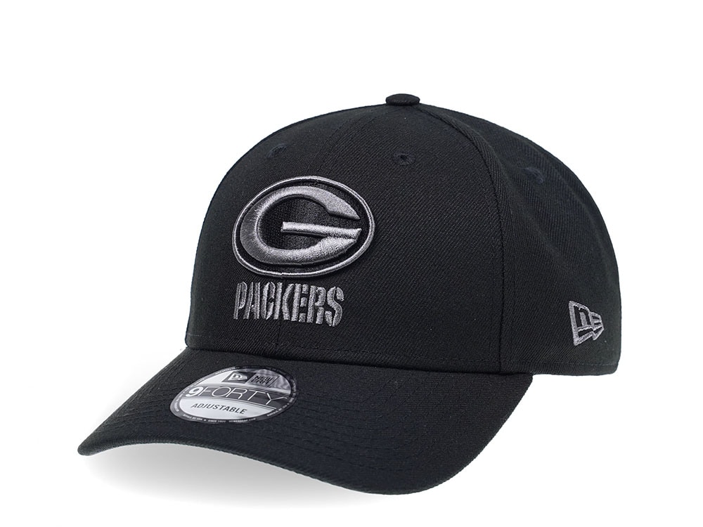 New Era Green Bay Packers Curved Grey Edition 9Forty Strapback Hat