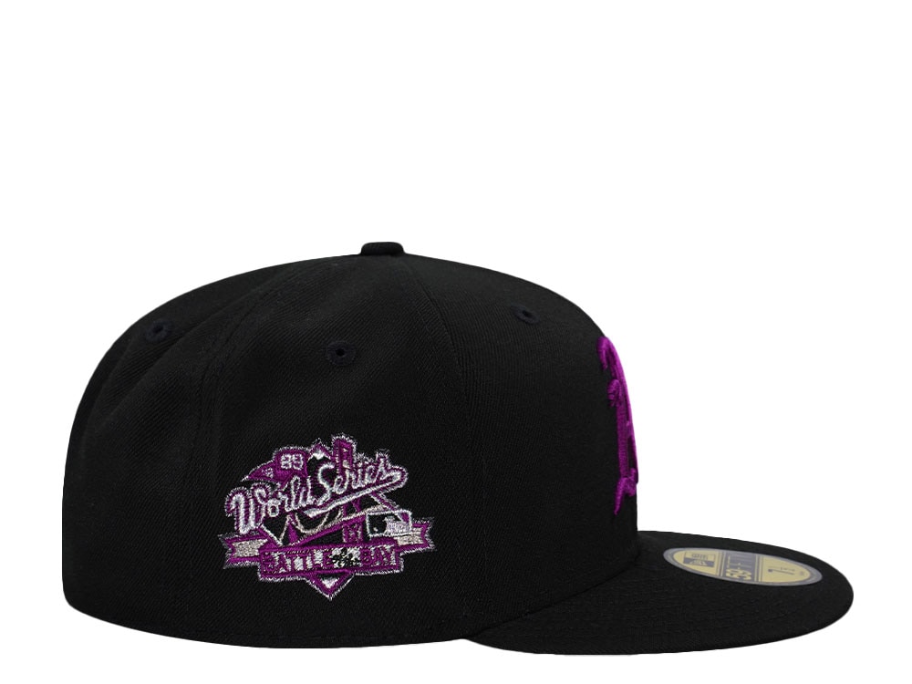 New Era Oakland Athletics World Series 1989 Black Prime Edition 59Fifty Fitted Hat
