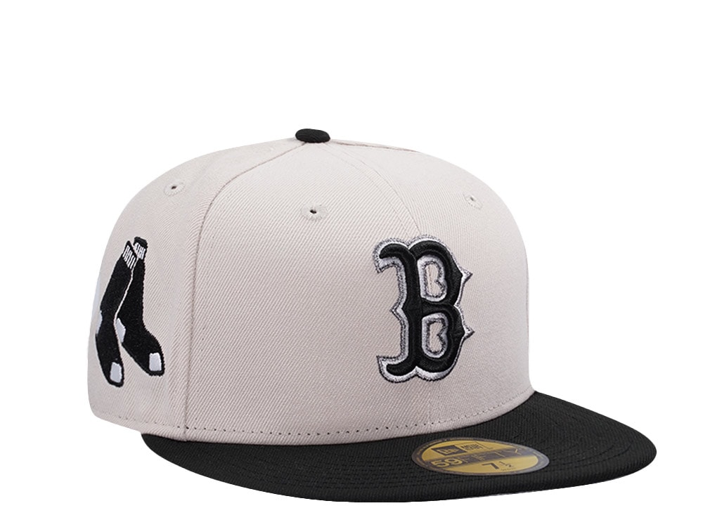New Era Boston Red Sox Stone Two Tone Horror Edition 59Fifty Fitted Hat