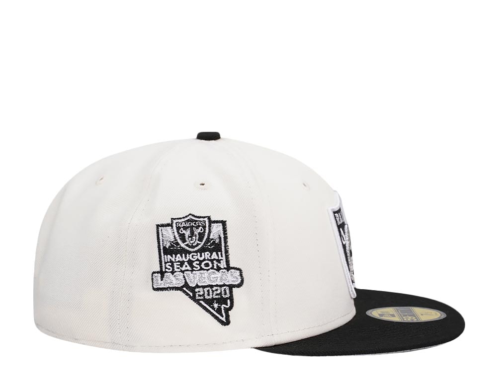 New Era Las Vegas Raiders Inaugural Season 2020 Chrome Two Tone Edition 59Fifty Fitted Hat