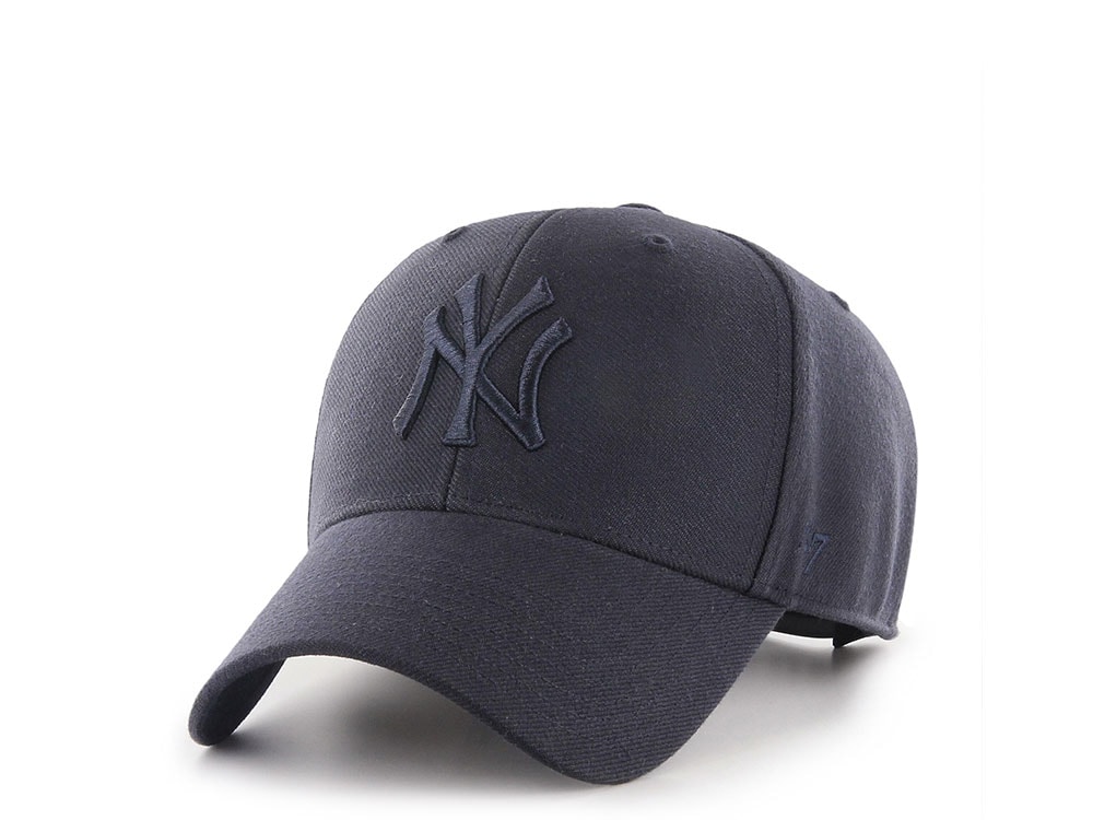 47Brand New York Yankees Navy on Navy Classic Snapback Hat