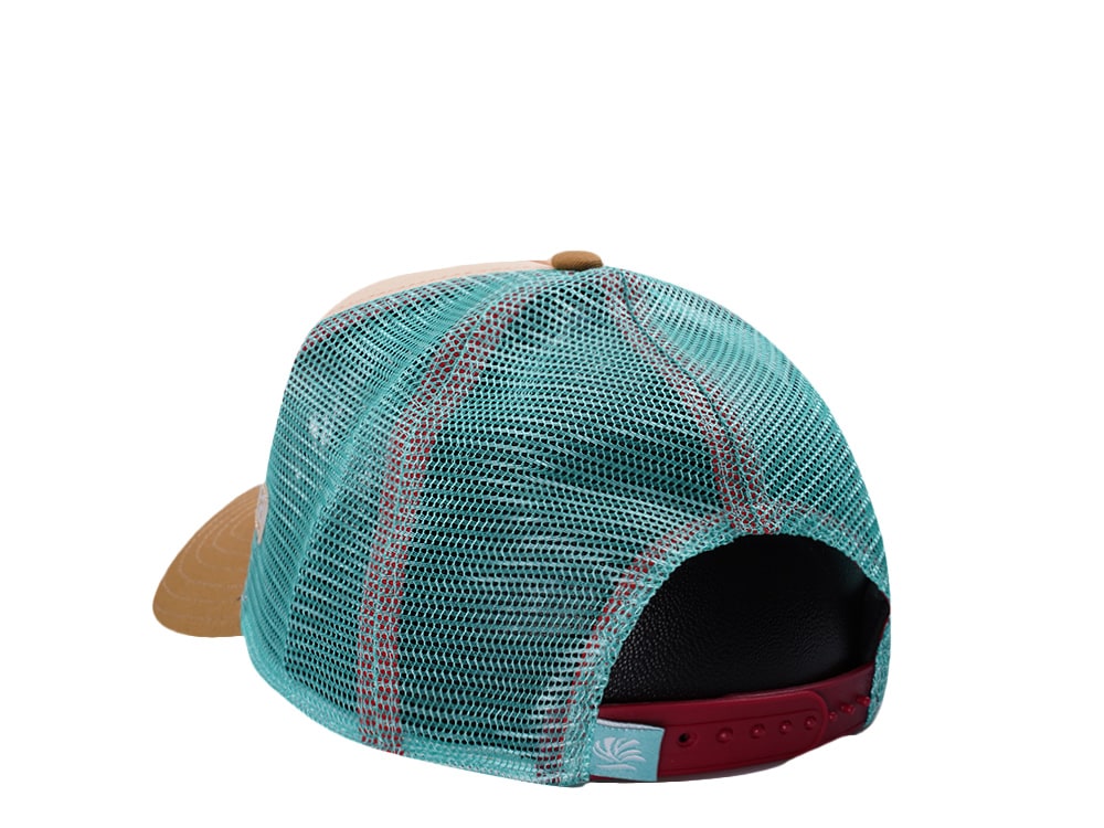 Djinns HFT Celebrate Life Surf Naked Sand Coastal Edition Trucker Snapback Hat