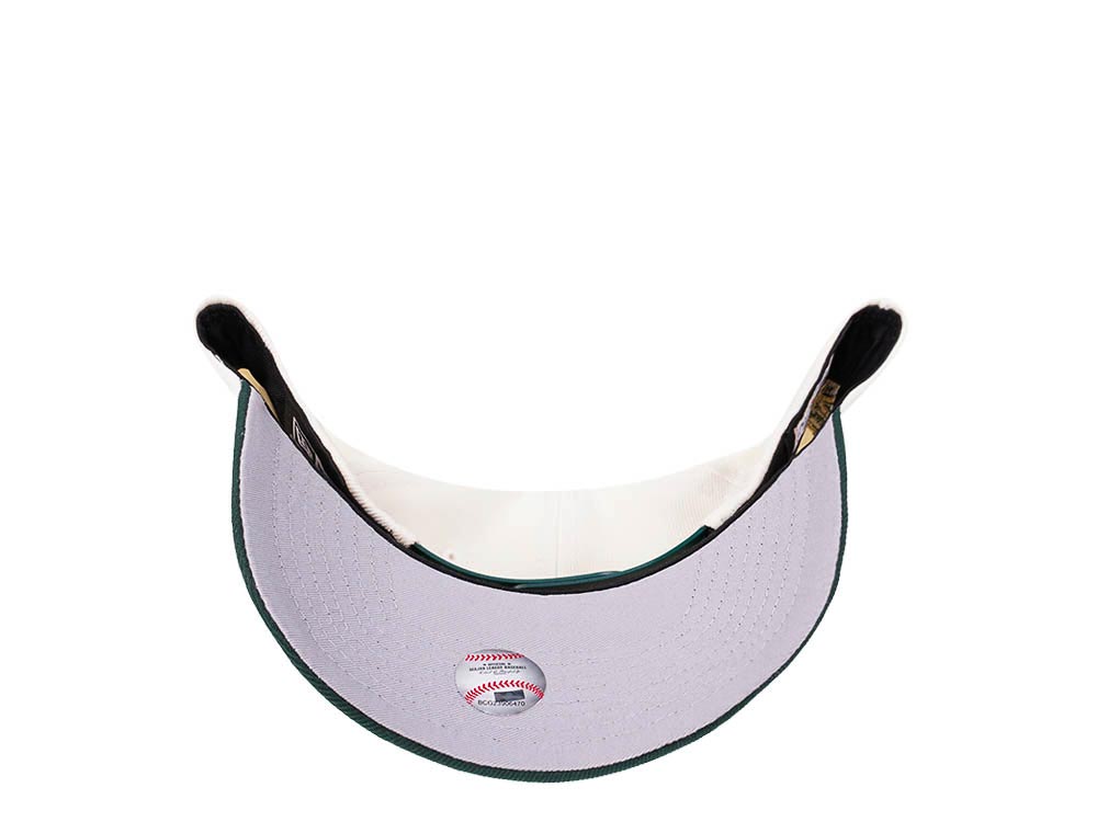 New Era Oakland Athletics 50th Anniversary Chrome Two Tone Edition 9Forty A Frame Snapback Hat