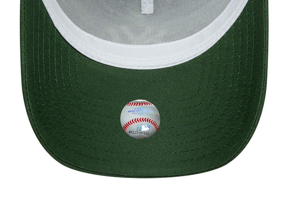 New Era New York Yankees League Essential Dark Green Edition 9Forty A Frame Trucker Snapback Hat