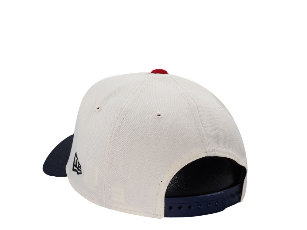 New Era Atlanta Braves World Series 1995 Chrome Two Tone Edition 9Forty A Frame Snapback Hat