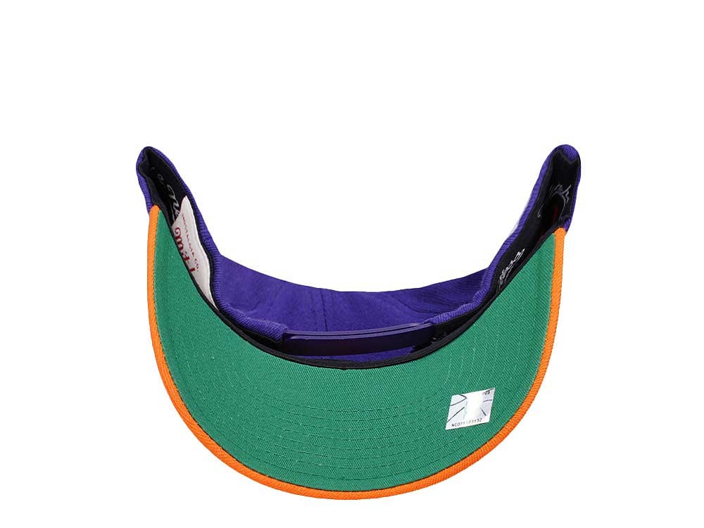 Mitchell & Ness Phoenix Suns Team Two Tone 2.0 Stretch Hardwood Classic Red Flex Snapback Hat