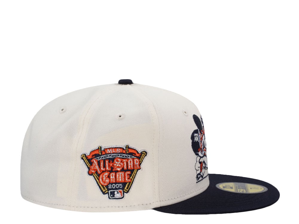 New Era Detroit Tigers All Star Game 2005 Chrome Two Tone Edition 59Fifty Fitted Hat
